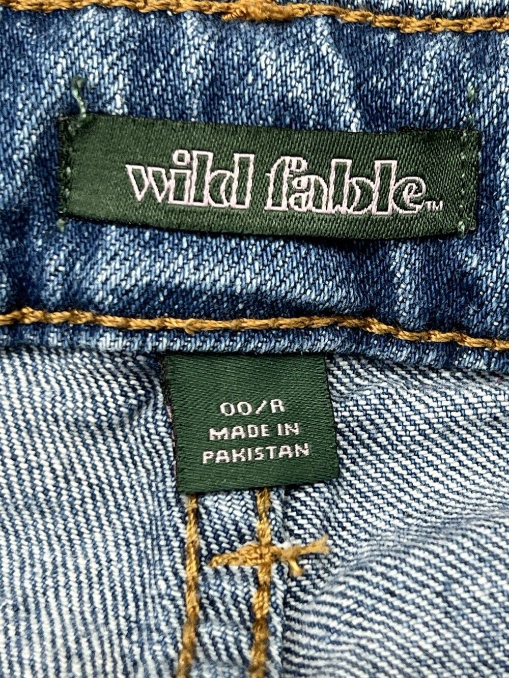 Wild Fable Women's Jeans Size 00 Regular Low-Rise Baggy Medium Wash Jeans - Picture 4 of 6